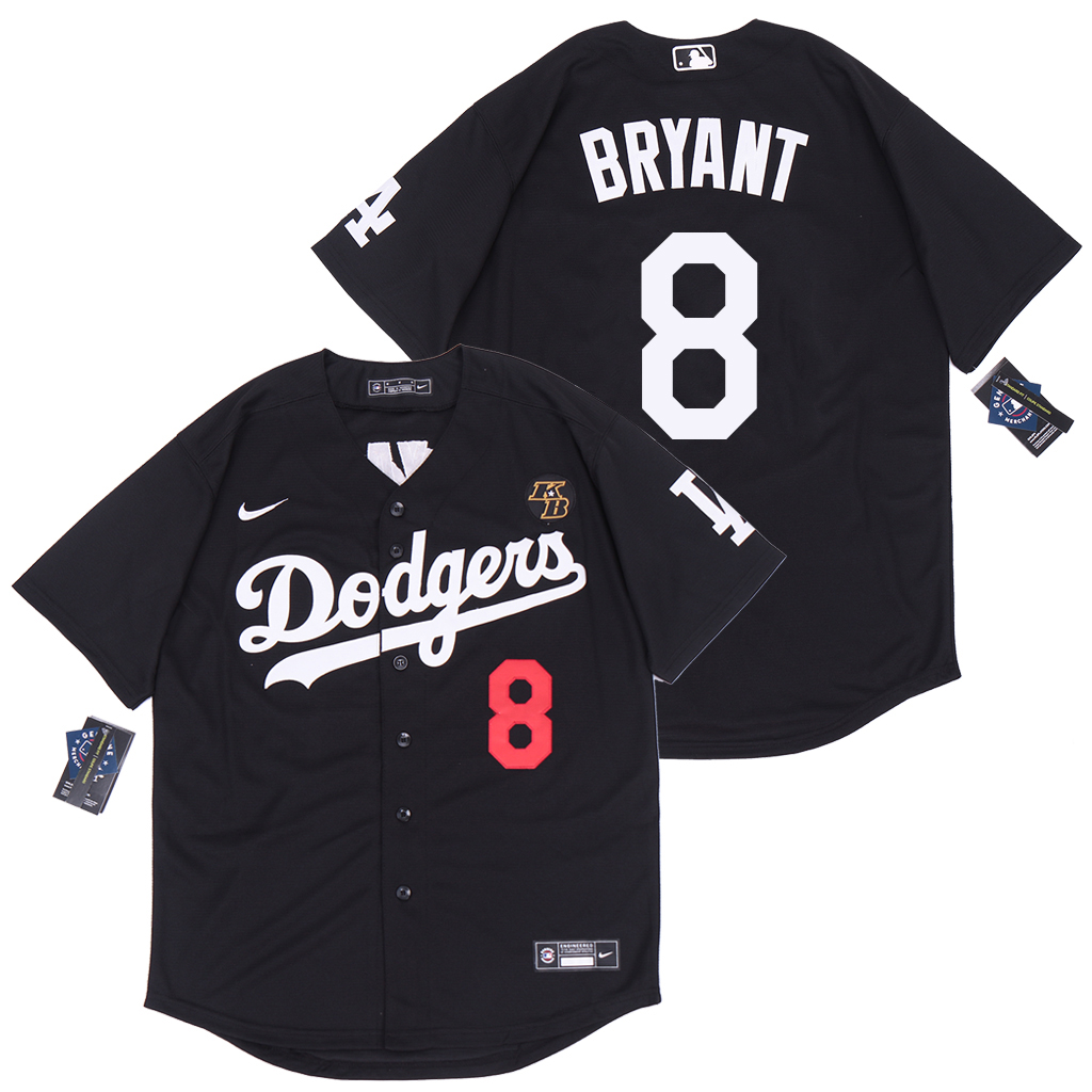 2020 Men Los Angeles Dodgers #8 Bryant black Nike Game MLB Jerseys->los angeles dodgers->MLB Jersey